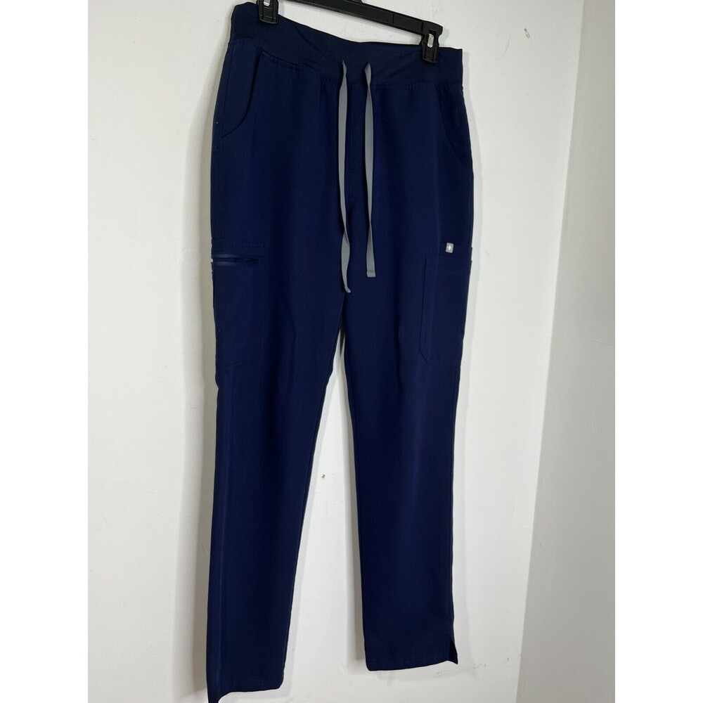 Figs Scrub Set Technical Collection Navy Blue Pants Size Medium Tall PO3138